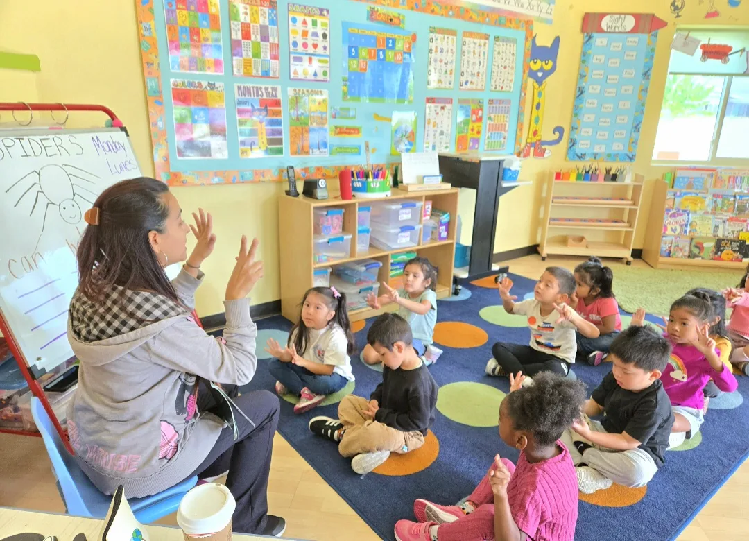 Transitional Kindergarten classroom at OC Kids Preschool