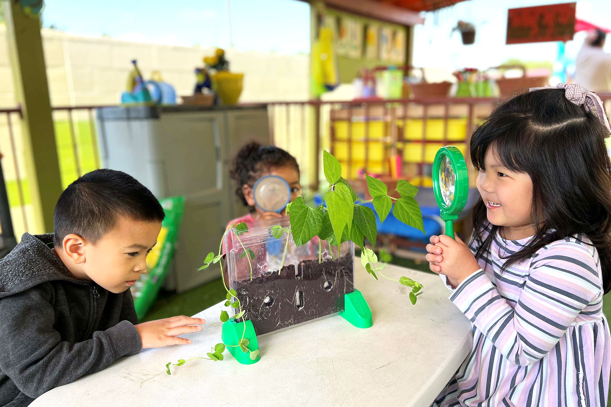 Kids learning and playing at Anaheim Preschool